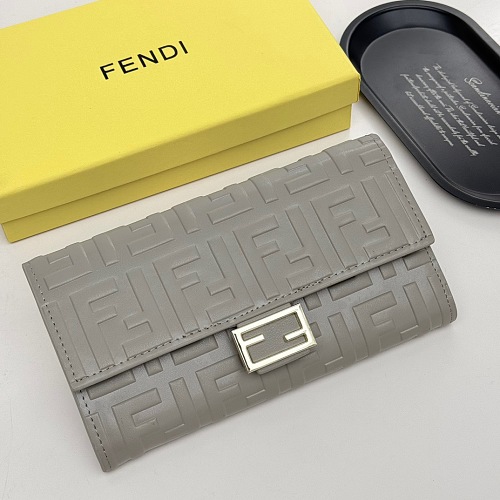 Fendi Grey Wallet