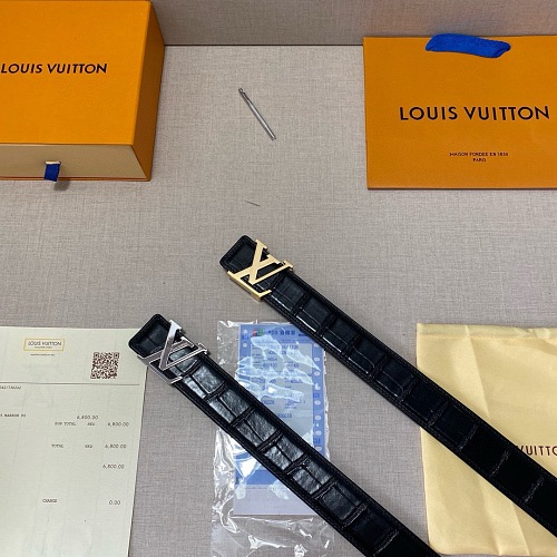 Louis Vuitton Black Belt