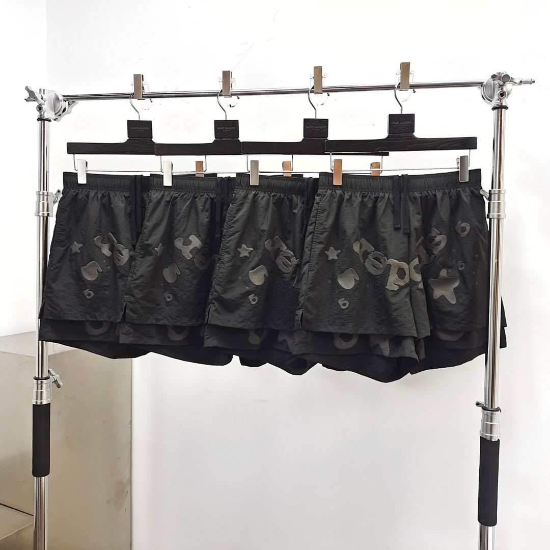 YSL(Saint Laurent) Black Shorts