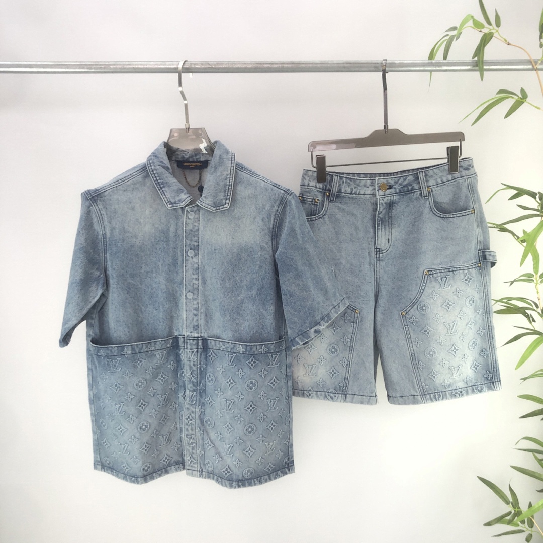 Louis Vuitton Blue Set
