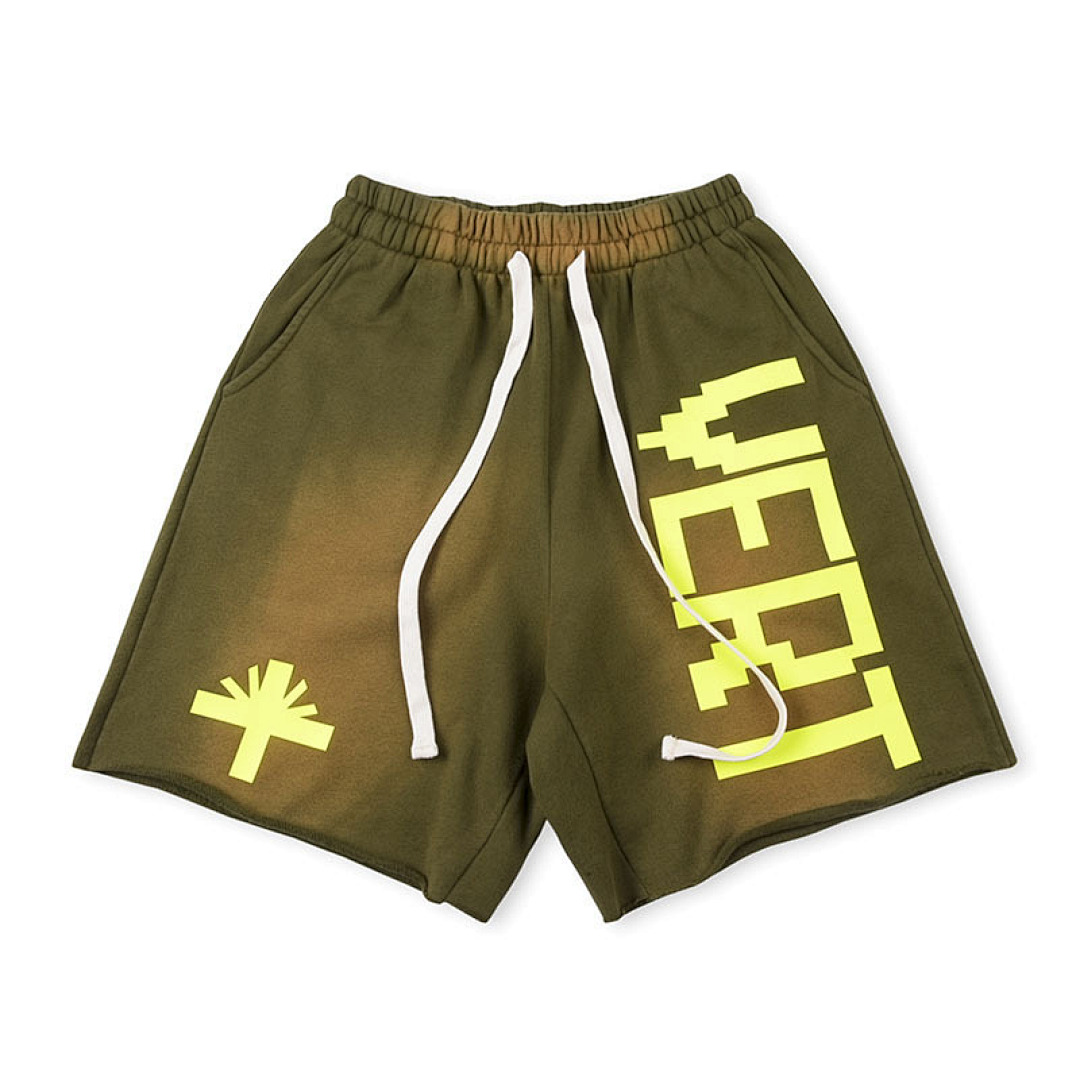Vertabrae Green Shorts