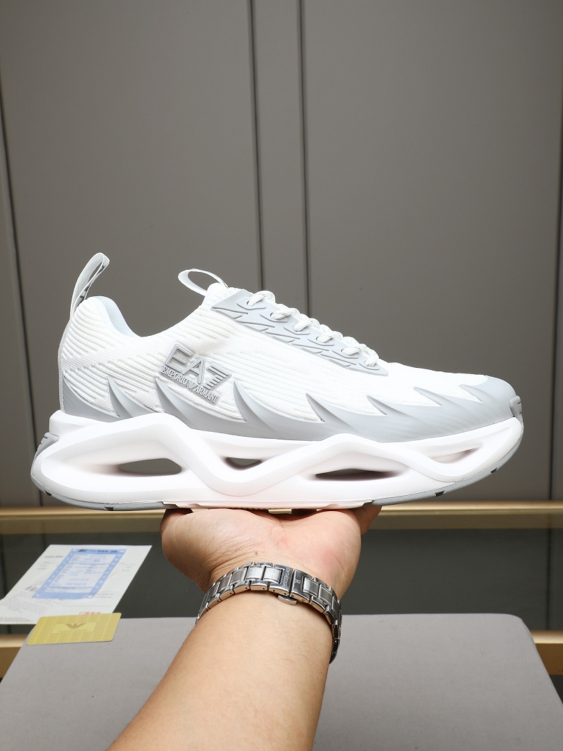 EA7 White Shoes