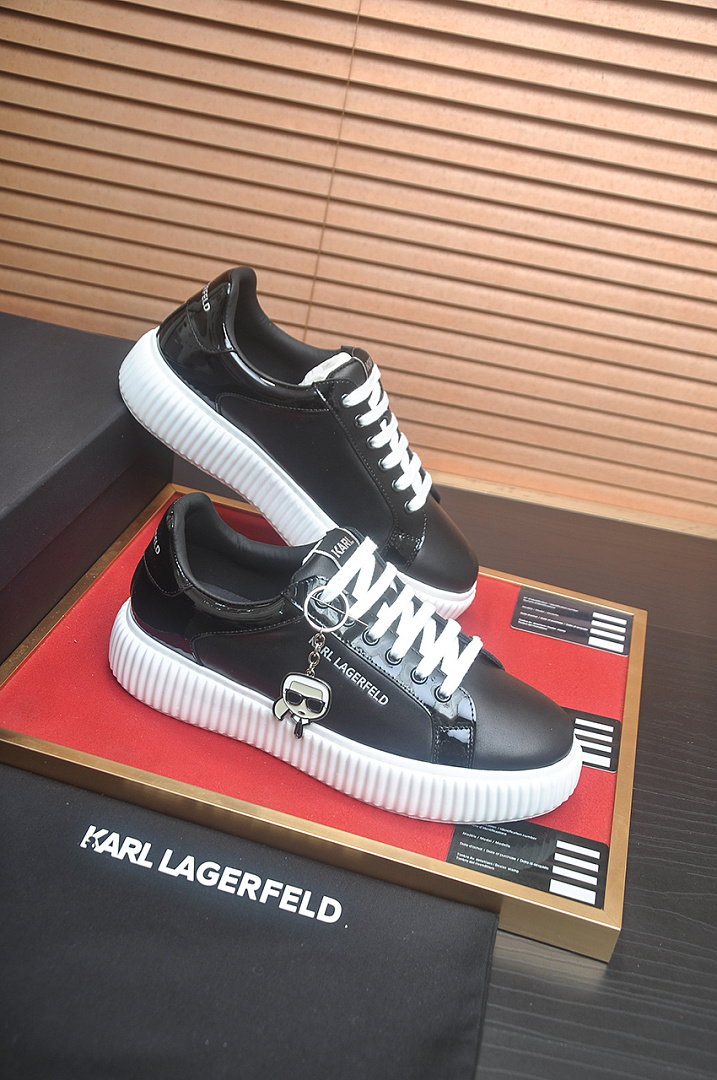 Karl Lagerfeld Black Shoes