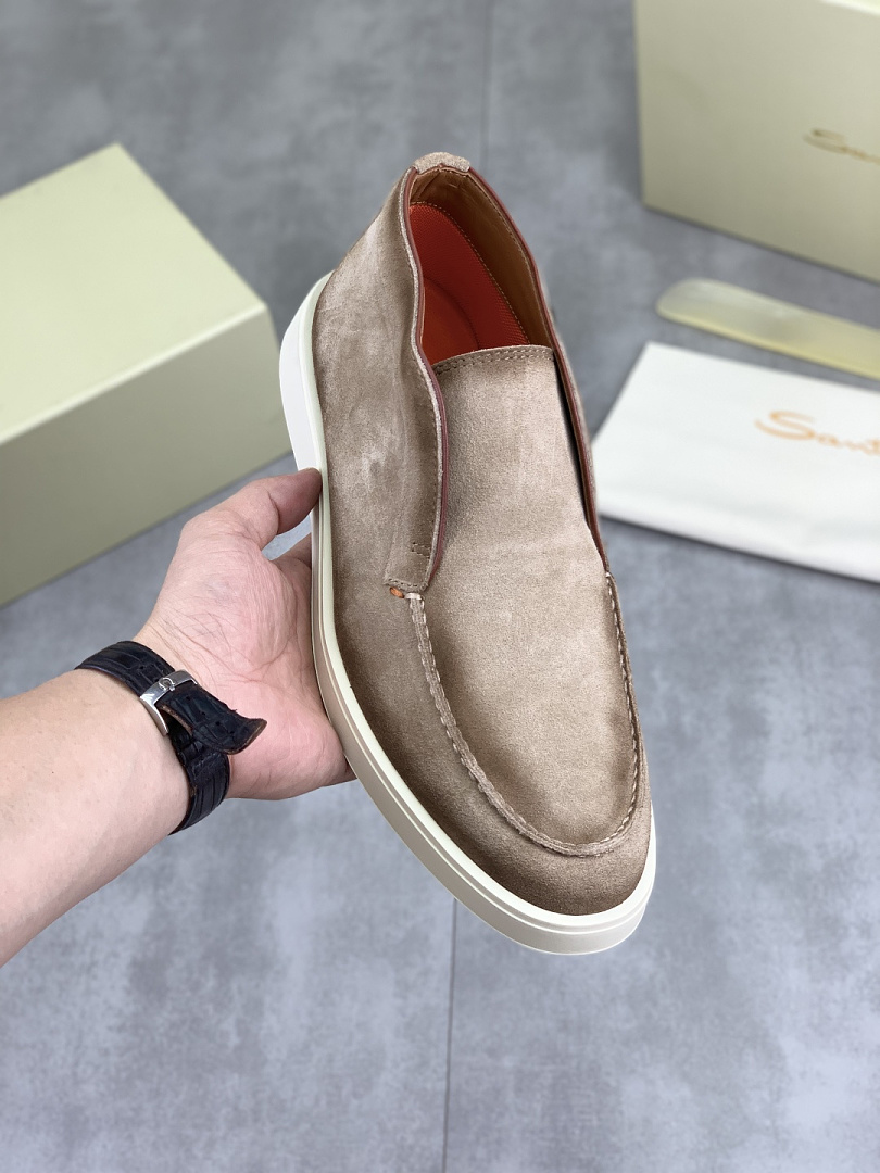 Santoni Brown Shoes