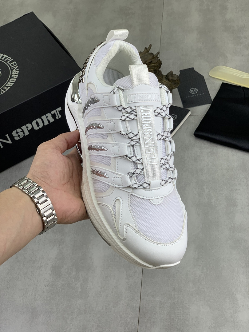 Plein Sport White Shoes