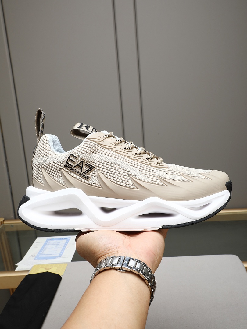EA7 Emporio Armani Beige Shoes