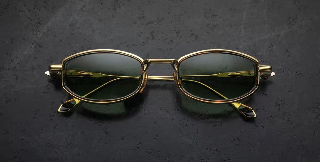 Jacques Marie Mage Gold Sunglasses
